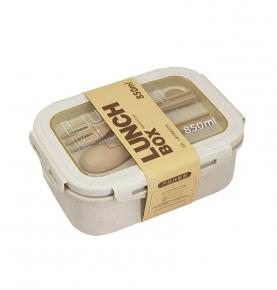 Wheat straw lunch box custom bpa free microwave leakpfoof bento box children school kids for boys girls bento lunch box