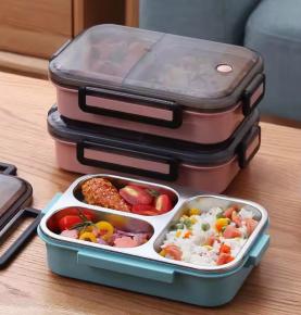 Bento Box Adult Lunch Box, Leak Proof Bento Lunch Box for Kid with 2 Compartment, Lunch Box Containers for Toddler